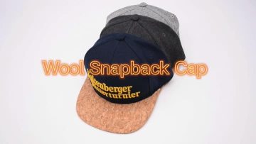 Wool Snapback Cap