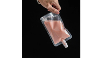 Plastic Fruits Juice Liquid Bag Stand Up 100Ml Clear Spout pouch bag1