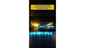 3D‑swing nozzle‑equipped dancing‑fountain hardware creating diverse dynamic‑water‑pattern visual‑effects for night‑show‑events