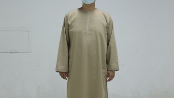 Men's Islamic Clothing Embroidered Design Kameez quality jalabia for men dubai muslim men clothes1