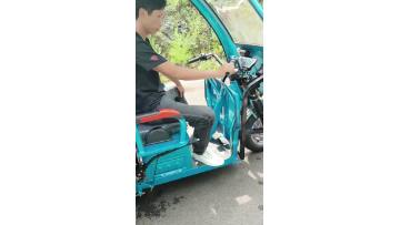 Load performance test of three-wheeled electric vehicles in simple sheds