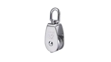 M15 Double Pulley Block Stainless Steel Swivel Rigging Lifting Wheel1