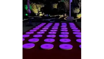 LED Illuminated Circular, Music Jumping Floor Tile Light, Foot Responsive Scrolling Light1