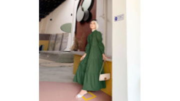2022 Fall UNI Wholesale Islamic Clothing Women Long Maxi Dress/kaftan Dress India/ Hooded Conservative Dress1