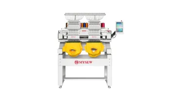MBC1502 Double Head Computerized Embroidery Machine Suitable for Flat Cap Embroidery and Ready to Wear1