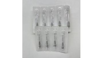 Sterile hypodermic needles for single use