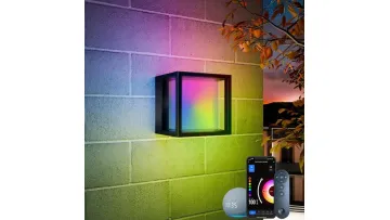 Modern Graffiti-Style Smart Outdoor Wall Light for Unique Spaces1