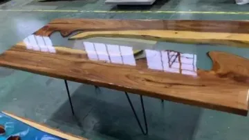 Factory Direct Sell Resin Epoxy Dining Table Slab1