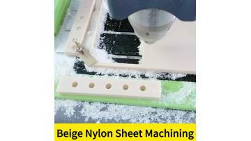 Beige Nylon Sheet Machining