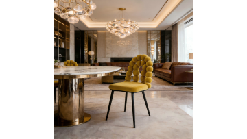 BR-24A17 Cozy Handwoven Ball-Shaped Velvet Chair for Ultimate Relaxation