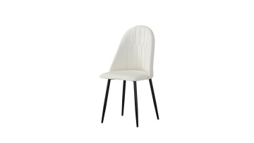 BR-24A29 Elegant Modern PU Leather Dining Chair for Contemporary Home Decor