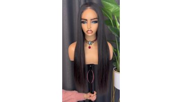 Pre Cut Hairline Ready Go Glueless Full HD Lace Frontal Wigs Human Hair Pre Plucked Straight Lace Front Wigs for Black Women1