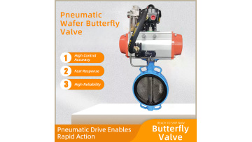 D671F-10 Pneumatic Butterfly Valve Real Operation