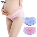 ZTOV 2PCS/Lot Cotton Maternity Panties V-shaped Low-Waist Pregnancy Briefs Underwear Panties for Pregnant Women Clothes Clothing