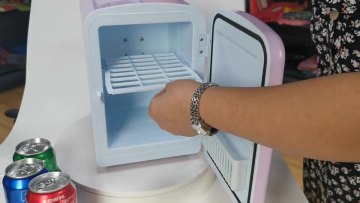USB Custom 4L Small Beauty Skin Care Makeup Cosmetic Refrigerator Mini Fridge For4L best car cooler mini fridge1