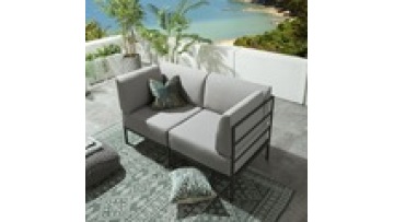 High density sponge Waterproof Metal  Aluminum alloy Wholesale Free sample Hotel Garden Patio Outdoor sofa1
