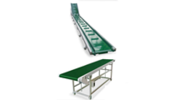 PVC chain conveyor belt conveyor can be equipped with guardrail.1