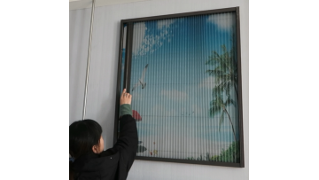 Best quality Plisse mosquito net and fiberglass fold window insect screen    folded insect window screen1