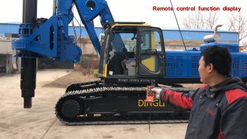 Wireless remote control drilling rig