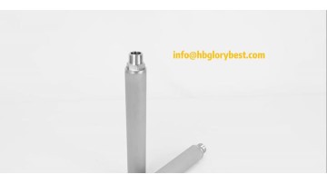 Threaded Sintered Powder Mesh Stainless Steel Filter Cartridge