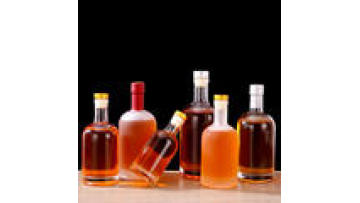 Botellas De Cristal Customized Clear Glass Bottle 200ml 375ml 500ml 1l Liquor Vodka Bottle Botellas De Cristal Para Licor1