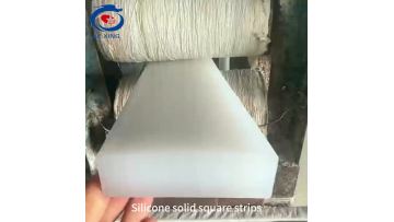 Silicone solid square sealing strip