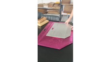 Pearl cotton square bottom bag making machine