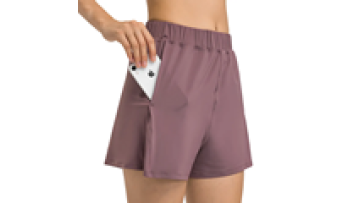 Workout Polyester Mesh Inner Lining Shorts Women Nylon Cargo Shorts for Ladies1