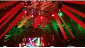 Big Dipper Peru bar light show
