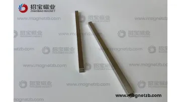 Customized Sintered Rare Earth Neodymium Iron Boron Strip NdFeB Magnet N50h1
