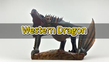 Teal Western Dragon