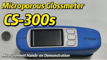 Micropore gloss meter CS-300S measurement