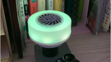 Remote Control LED Blue-tooth Music Player Speaker Lamp RGB Colorful Night Atmosphere Ambient Lamp Holiday Party Gift1