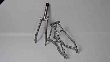 Ti fork and rear triangle