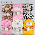 2017 New Soft Hooded Animal Baby Bathrobe High Quality 16 Pattern Cartoon Baby Towel Character Kids Bath Robe Infant Towel