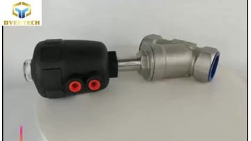 Pneumatic flanged ball valve