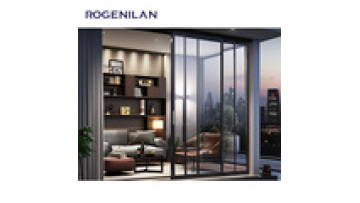 Double Glass Aluminum Frame Sliding Doors For Bedrooms1