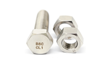 8S Nut & A193 B8C Class 1 Stainless Steel Hex Bolt | 1-1/4