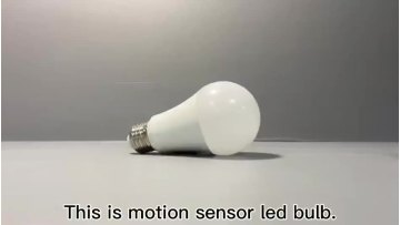 Factory Supplying Aluminum And Plastic Led Motion Sensor Bulb For Sale1