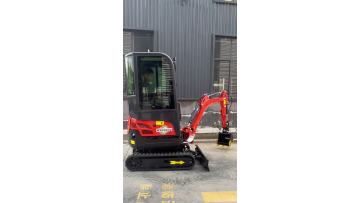1.5 Ton Tailless Mini Excavator with Yanmar Engine Euro V Emission