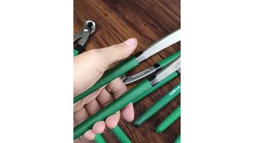 Yellow-green wire tie pliers