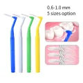 Y-Kelin 10pcs 0.6-1.0 mm Adults Interdental Brush Clean Between Teeth Floss Toothpick Oral Care Tool Dental Orthodontic