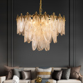 American Creative LED chandelier lighting Copper Luxury dining living room hanging lamp Postmodern bedroom villa home fixtures