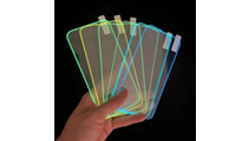 Colorful Glowing Fluorescence Tempered Glass Screen Protectors for Samsung Devices1
