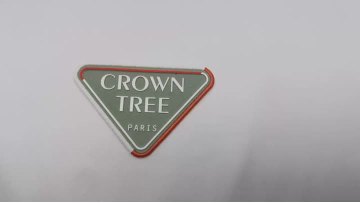 Composite silicone print embroidery patch
