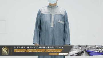 Islamic Clothing Men Wear Thobe Muslim Long Kurta Wholesale Jubba Thawb1