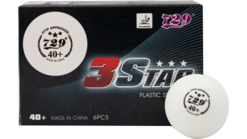 729 NEW MATERIAL 40mm+ SEAMLESS 3 STARS BALLS(BLACK STAMP)