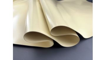 Heavy Duty Beige PVC Coated Tarpaulin