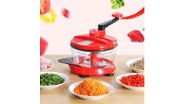 Manual Quick Food Chopper Stainless Steel Blades Hand Crank Vegetable Meat Mincer Dicer for Home Dumpling Filling1