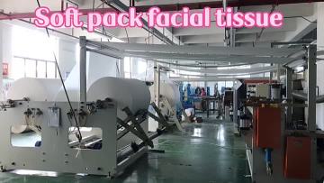 Soft pack facial tissue